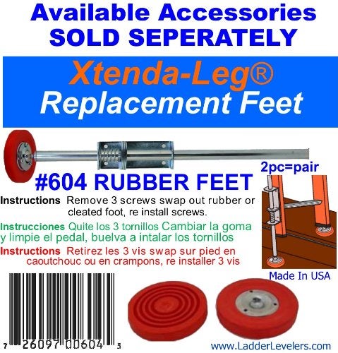 Xtenda-Leg Replacement Cleated Feet - Image 5